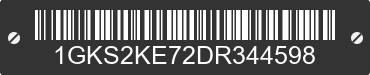 2013 GMC Yukon 1GKS2KE72DR344598 VIN decoded