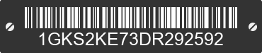 2013 GMC Yukon 1GKS2KE73DR292592 VIN decoded