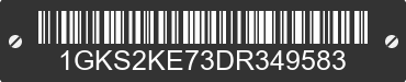 2013 GMC Yukon 1GKS2KE73DR349583 VIN decoded