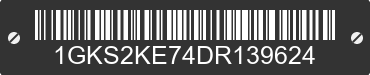 2013 GMC Yukon 1GKS2KE74DR139624 VIN decoded