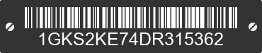 2013 GMC Yukon 1GKS2KE74DR315362 VIN decoded