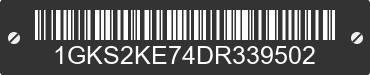 2013 GMC Yukon 1GKS2KE74DR339502 VIN decoded