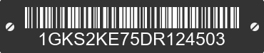 2013 GMC Yukon 1GKS2KE75DR124503 VIN decoded