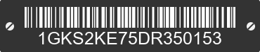 2013 GMC Yukon 1GKS2KE75DR350153 VIN decoded