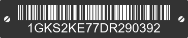 2013 GMC Yukon 1GKS2KE77DR290392 VIN decoded