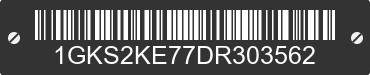 2013 GMC Yukon 1GKS2KE77DR303562 VIN decoded