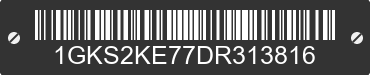 2013 GMC Yukon 1GKS2KE77DR313816 VIN decoded