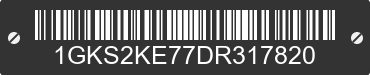2013 GMC Yukon 1GKS2KE77DR317820 VIN decoded