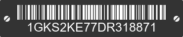 2013 GMC Yukon 1GKS2KE77DR318871 VIN decoded