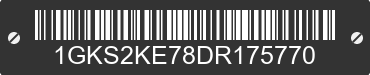 2013 GMC Yukon 1GKS2KE78DR175770 VIN decoded