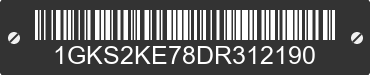 2013 GMC Yukon 1GKS2KE78DR312190 VIN decoded