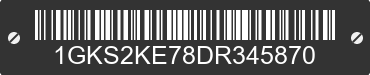 2013 GMC Yukon 1GKS2KE78DR345870 VIN decoded