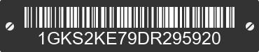 2013 GMC Yukon 1GKS2KE79DR295920 VIN decoded