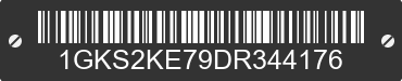 2013 GMC Yukon 1GKS2KE79DR344176 VIN decoded