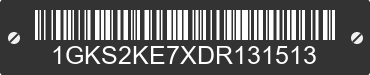 2013 GMC Yukon 1GKS2KE7XDR131513 VIN decoded