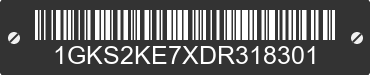 2013 GMC Yukon 1GKS2KE7XDR318301 VIN decoded