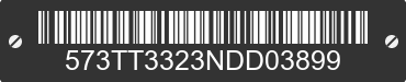 2022 GRAND DESIGN RECREATIONAL GRAND DESIGN RECREATIONAL 573TT3323NDD03899 VIN decoded