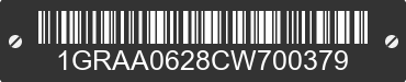 2012 GREAT DANE TRAILERS Great Dane Trailers 1GRAA0628CW700379 VIN decoded
