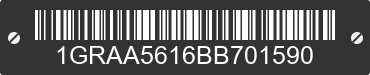 2011 GREAT DANE TRAILERS Great Dane Trailers 1GRAA5616BB701590 VIN decoded