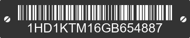 2016 HARLEY-DAVIDSON Road Glide Special 1HD1KTM16GB654887 VIN decoded