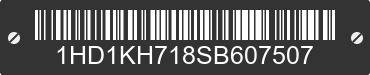 2025 HARLEY-DAVIDSON Road Glide 1HD1KH718SB607507 VIN decoded
