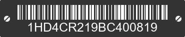 2011 HARLEY-DAVIDSON Sportster 883 Superlow 1HD4CR219BC400819 VIN decoded