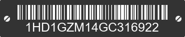 2016 HARLEY-DAVIDSON Switchback 1HD1GZM14GC316922 VIN decoded