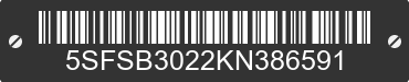 2019 HEARTLAND RV Gateway, Sundance FW, Sundance XLT FW, Sundance XLT TT, & Sundance TT 5SFSB3022KN386591 VIN decoded