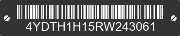 2024 HIDEOUT Hideout 4YDTH1H15RW243061 VIN decoded