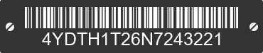 2022 HIDEOUT Hideout 4YDTH1T26N7243221 VIN decoded