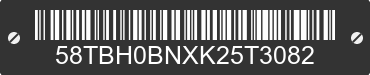 2019 HIGHLAND RIDGE Highland Ridge 58TBH0BNXK25T3082 VIN decoded