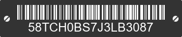 2018 HIGHLAND RIDGE Highland Ridge 58TCH0BS7J3LB3087 VIN decoded