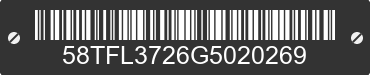 2016 HIGHLAND RIDGE Highland Ridge 58TFL3726G5020269 VIN decoded