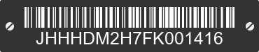 2015 HINO XJC710  / XFC710 JHHHDM2H7FK001416 VIN decoded
