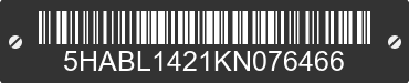2019 HOMESTEADER Homesteader 5HABL1421KN076466 VIN decoded