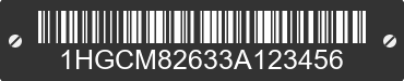 2003 HONDA Accord 1HGCM82633A123456 VIN decoded