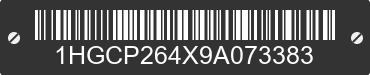 2009 HONDA Accord 1HGCP264X9A073383 VIN decoded
