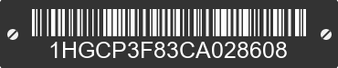 2012 HONDA Accord 1HGCP3F83CA028608 VIN decoded