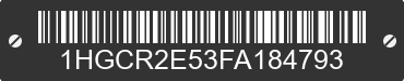 2015 HONDA Accord 1HGCR2E53FA184793 VIN decoded