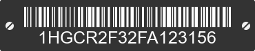 2015 HONDA Accord 1HGCR2F32FA123156 VIN decoded