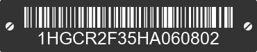 2017 HONDA Accord 1HGCR2F35HA060802 VIN decoded