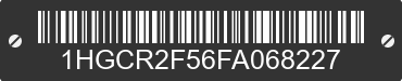2015 HONDA Accord 1HGCR2F56FA068227 VIN decoded