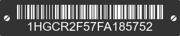 2015 HONDA Accord 1HGCR2F57FA185752 VIN decoded