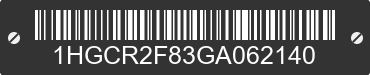 2016 HONDA Accord 1HGCR2F83GA062140 VIN decoded