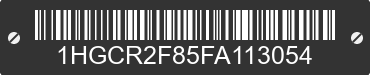 2015 HONDA Accord 1HGCR2F85FA113054 VIN decoded