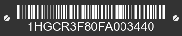 2015 HONDA Accord 1HGCR3F80FA003440 VIN decoded