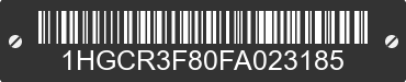 2015 HONDA Accord 1HGCR3F80FA023185 VIN decoded