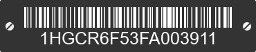 2015 HONDA Accord 1HGCR6F53FA003911 VIN decoded