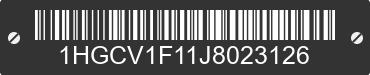 2018 HONDA Accord 1HGCV1F11J8023126 VIN decoded
