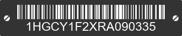2024 HONDA Accord 1HGCY1F2XRA090335 VIN decoded